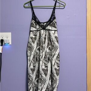 Camo Black Lace slip